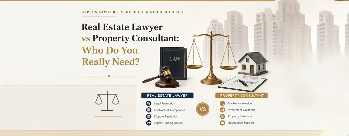 Real Estate Lawyer vs Property Consultant